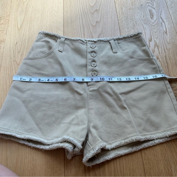 NWT OAK + FORT TAN BUTTON FRONT  SHORTS - 25 - Picture 9 of 13